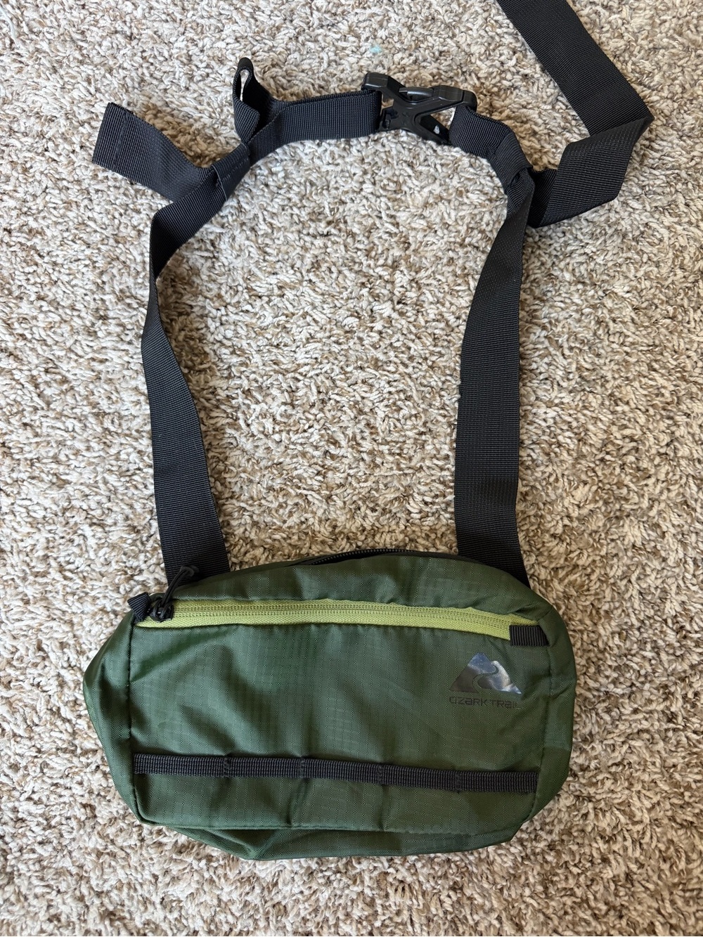 Ozark Trail Olive Green Crossbody Sling Bag